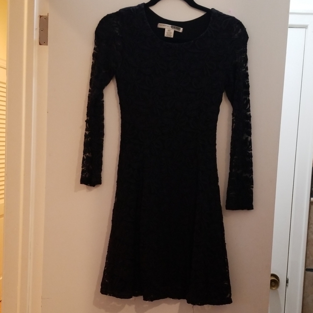 Black space dress